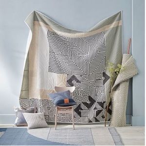 Limited Edition Pamela Wiley Striped Quilt for West Elm